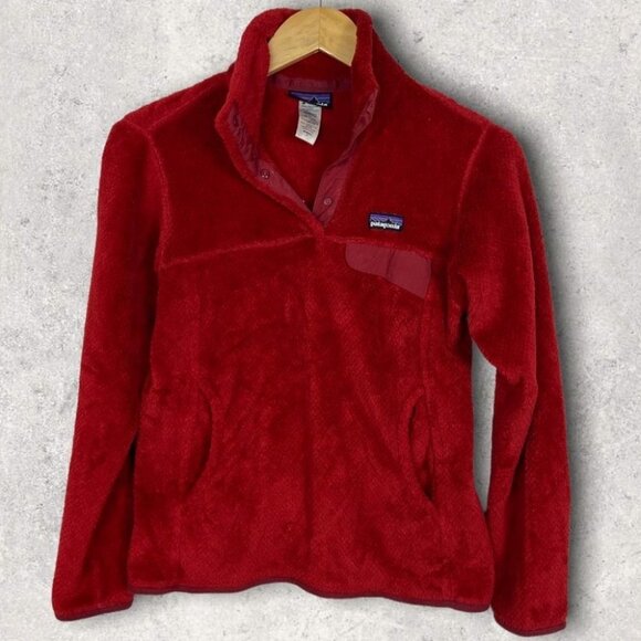 Patagonia Snap Pullover Sweater Recycled Fleece Size Small Synchilla Quarter Zip - Picture 2 of 11